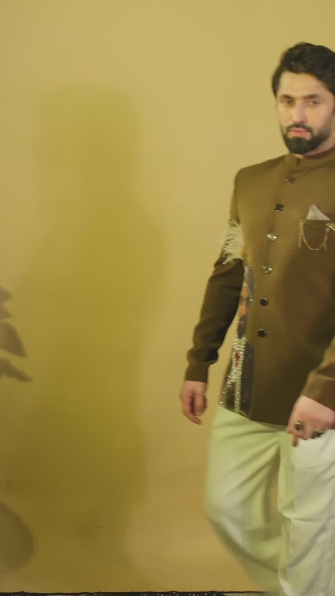 Maharana Olive Bronze Bandhgala Jodhpuri Set